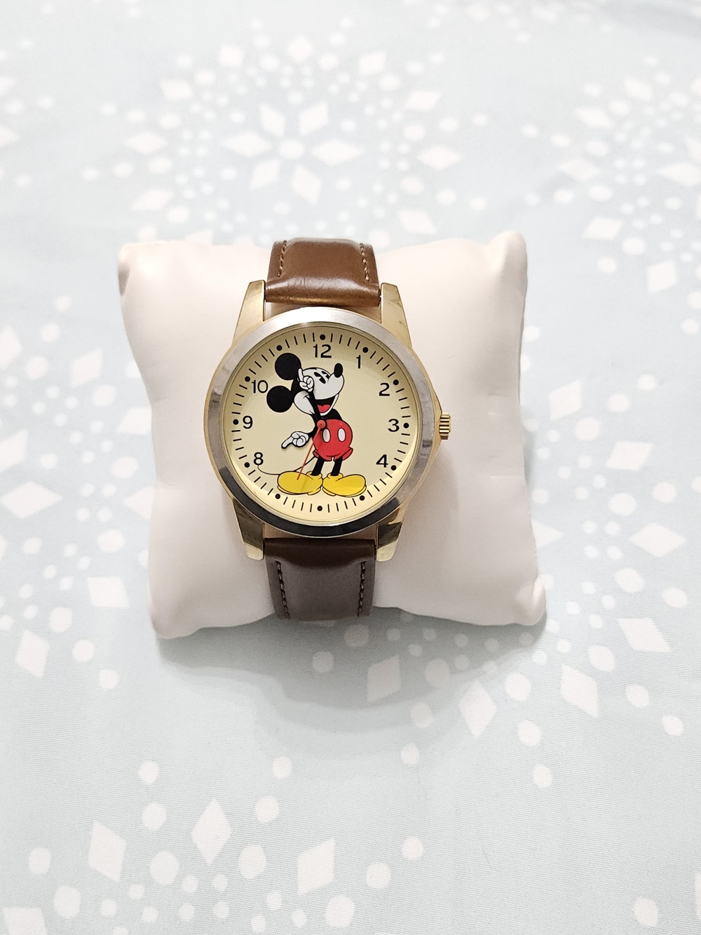Disney Brown and Gold Collectible Watch Box